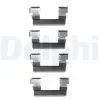 Zubehörsatz, Scheibenbremsbelag Vorderachse DELPHI LX0466