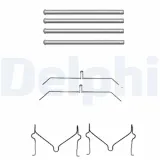 Zubehörsatz, Scheibenbremsbelag DELPHI LX0470
