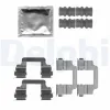 Zubehörsatz, Scheibenbremsbelag Hinterachse DELPHI LX0509 Bild Zubehörsatz, Scheibenbremsbelag Hinterachse DELPHI LX0509