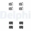 Zubehörsatz, Scheibenbremsbelag Hinterachse DELPHI LX0540 Bild Zubehörsatz, Scheibenbremsbelag Hinterachse DELPHI LX0540