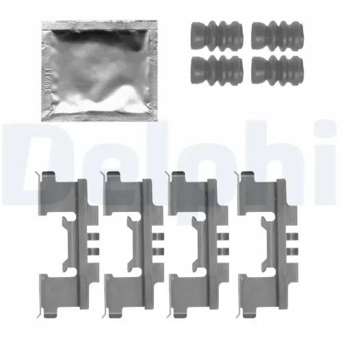 Zubehörsatz, Scheibenbremsbelag DELPHI LX0547 Bild Zubehörsatz, Scheibenbremsbelag DELPHI LX0547