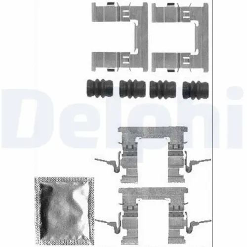 Zubehörsatz, Scheibenbremsbelag DELPHI LX0579 Bild Zubehörsatz, Scheibenbremsbelag DELPHI LX0579