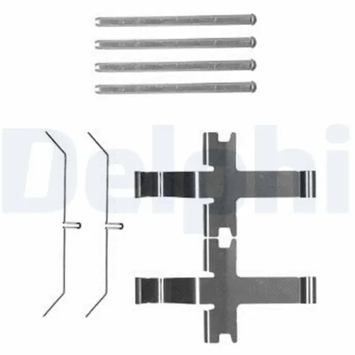 Zubehörsatz, Scheibenbremsbelag DELPHI LX0601 Bild Zubehörsatz, Scheibenbremsbelag DELPHI LX0601