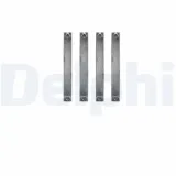 Zubehörsatz, Scheibenbremsbelag Hinterachse DELPHI LX0606