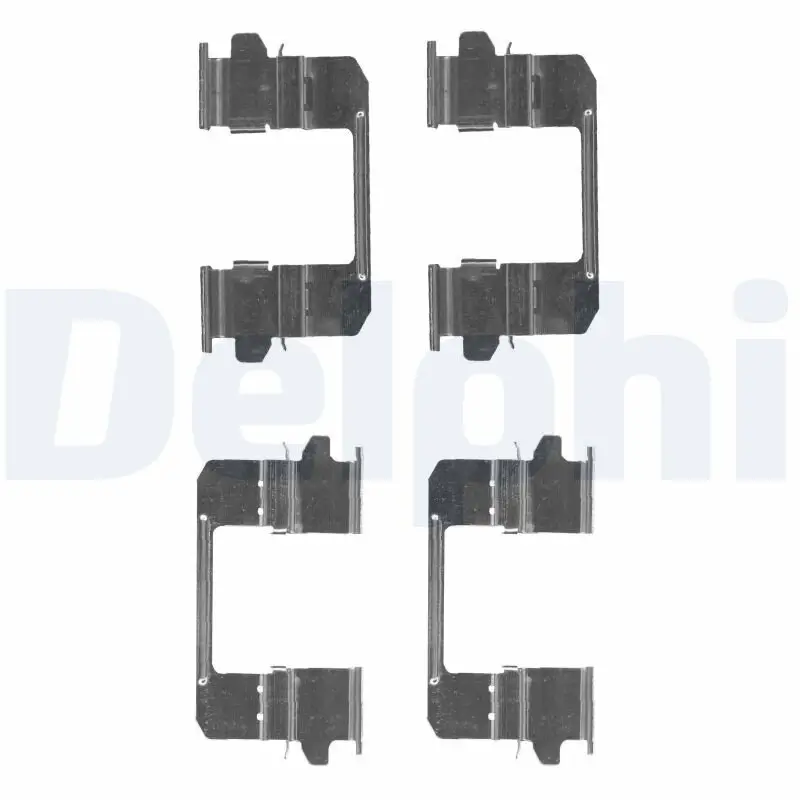 Zubehörsatz, Scheibenbremsbelag Vorderachse DELPHI LX0618