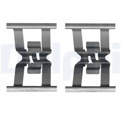 Zubehörsatz, Scheibenbremsbelag Hinterachse DELPHI LX0641 Bild Zubehörsatz, Scheibenbremsbelag Hinterachse DELPHI LX0641