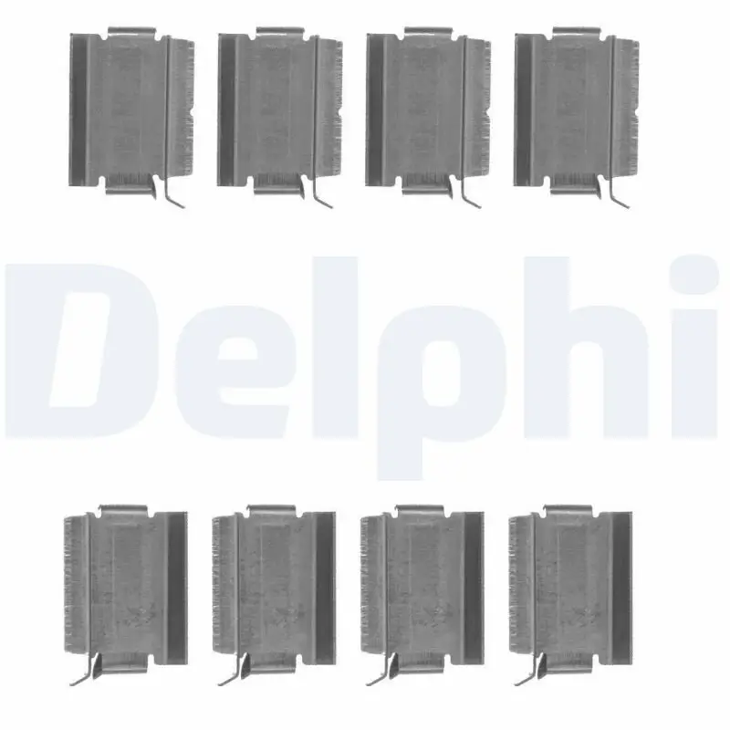 Zubehörsatz, Scheibenbremsbelag Hinterachse DELPHI LX0649
