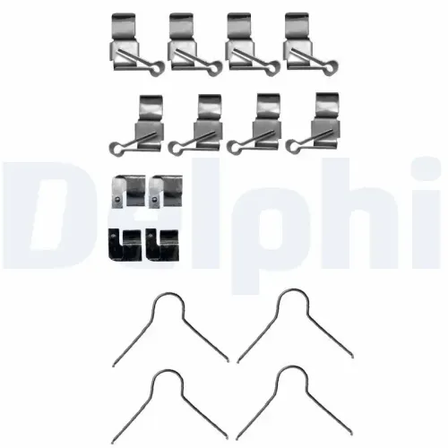 Zubehörsatz, Scheibenbremsbelag DELPHI LX0656 Bild Zubehörsatz, Scheibenbremsbelag DELPHI LX0656