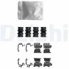 Zubehörsatz, Scheibenbremsbelag Hinterachse DELPHI LX0657 Bild Zubehörsatz, Scheibenbremsbelag Hinterachse DELPHI LX0657