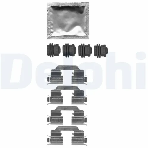 Zubehörsatz, Scheibenbremsbelag DELPHI LX0665 Bild Zubehörsatz, Scheibenbremsbelag DELPHI LX0665