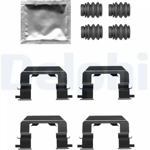 Zubehörsatz, Scheibenbremsbelag DELPHI LX0671 Bild Zubehörsatz, Scheibenbremsbelag DELPHI LX0671
