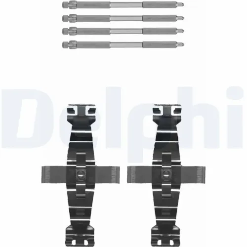 Zubehörsatz, Scheibenbremsbelag DELPHI LX0674 Bild Zubehörsatz, Scheibenbremsbelag DELPHI LX0674