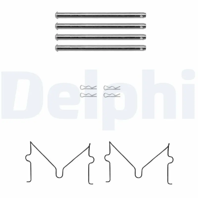 Zubehörsatz, Scheibenbremsbelag DELPHI LX0691