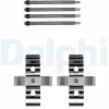 Zubehörsatz, Scheibenbremsbelag Hinterachse DELPHI LX0702 Bild Zubehörsatz, Scheibenbremsbelag Hinterachse DELPHI LX0702