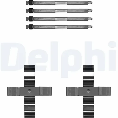 Zubehörsatz, Scheibenbremsbelag DELPHI LX0703 Bild Zubehörsatz, Scheibenbremsbelag DELPHI LX0703