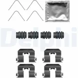 Zubehörsatz, Scheibenbremsbelag DELPHI LX0706