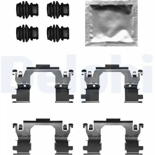 Zubehörsatz, Scheibenbremsbelag DELPHI LX0709 Bild Zubehörsatz, Scheibenbremsbelag DELPHI LX0709