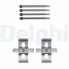 Zubehörsatz, Scheibenbremsbelag Hinterachse DELPHI LX0737 Bild Zubehörsatz, Scheibenbremsbelag Hinterachse DELPHI LX0737