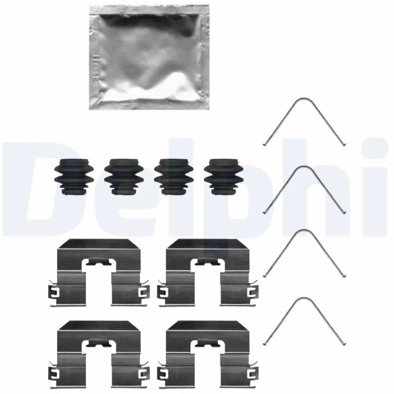 Zubehörsatz, Scheibenbremsbelag DELPHI LX0746