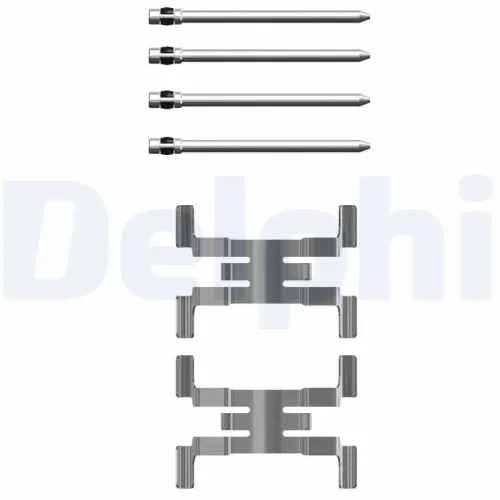 Zubehörsatz, Scheibenbremsbelag DELPHI LX0751 Bild Zubehörsatz, Scheibenbremsbelag DELPHI LX0751