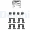 Zubehörsatz, Scheibenbremsbelag Hinterachse DELPHI LX0752 Bild Zubehörsatz, Scheibenbremsbelag Hinterachse DELPHI LX0752