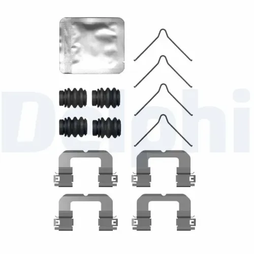 Zubehörsatz, Scheibenbremsbelag DELPHI LX0757 Bild Zubehörsatz, Scheibenbremsbelag DELPHI LX0757
