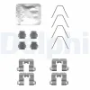 Zubehörsatz, Scheibenbremsbelag Hinterachse DELPHI LX0763