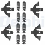Zubehörsatz, Scheibenbremsbelag DELPHI LX0781