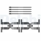 Zubehörsatz, Scheibenbremsbelag Vorderachse DELPHI LX0796