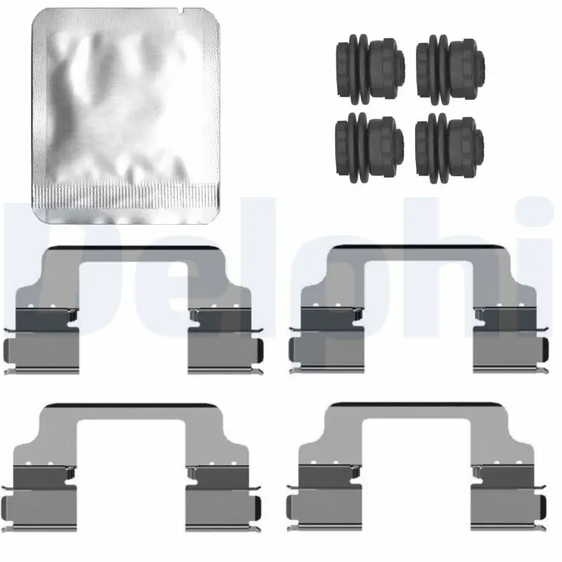 Zubehörsatz, Scheibenbremsbelag Hinterachse DELPHI LX0801