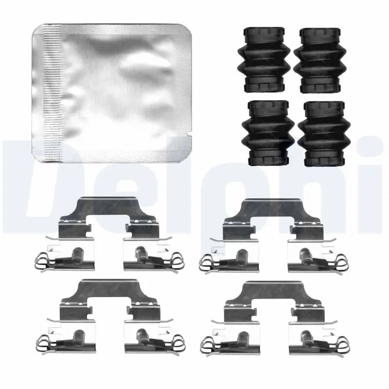 Zubehörsatz, Scheibenbremsbelag Hinterachse DELPHI LX0809