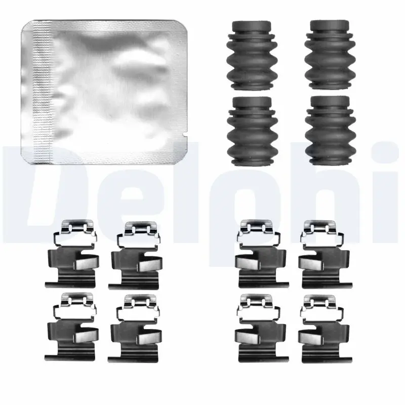 Zubehörsatz, Scheibenbremsbelag Hinterachse DELPHI LX0824