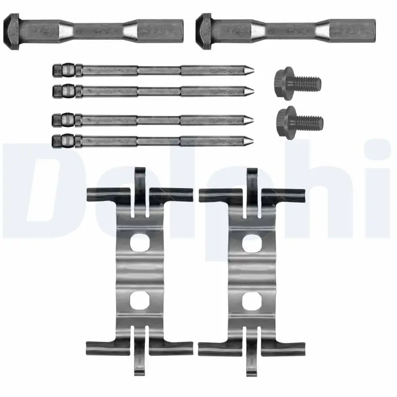 Zubehörsatz, Scheibenbremsbelag Vorderachse DELPHI LX0841