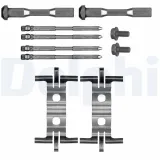 Zubehörsatz, Scheibenbremsbelag Vorderachse DELPHI LX0841