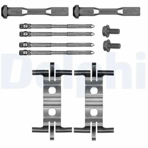 Zubehörsatz, Scheibenbremsbelag Vorderachse DELPHI LX0841 Bild Zubehörsatz, Scheibenbremsbelag Vorderachse DELPHI LX0841
