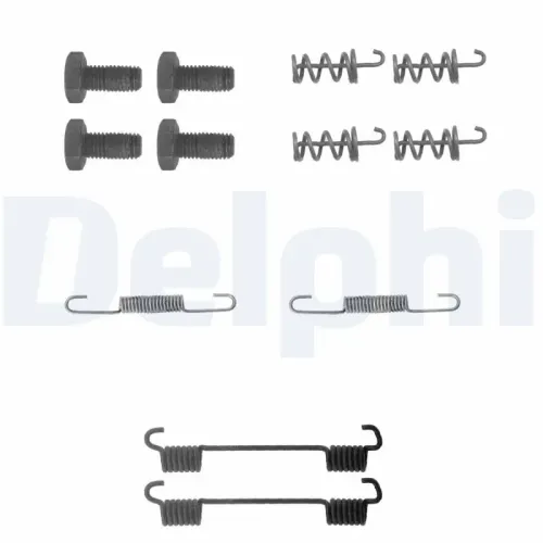 Zubehörsatz, Feststellbremsbacken DELPHI LY1104 Bild Zubehörsatz, Feststellbremsbacken DELPHI LY1104