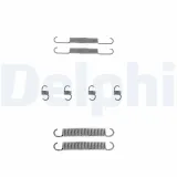 Zubehörsatz, Bremsbacken Hinterachse DELPHI LY1176