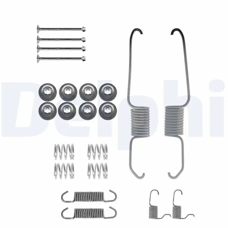 Zubehörsatz, Bremsbacken Hinterachse DELPHI LY1185