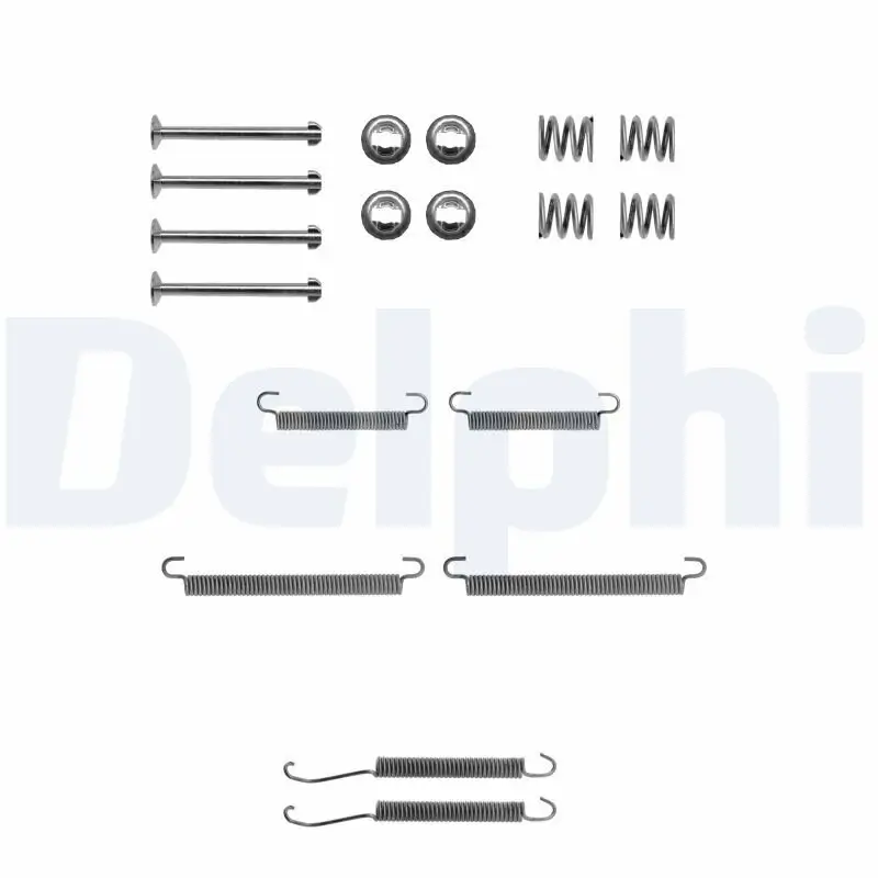 Zubehörsatz, Feststellbremsbacken Hinterachse DELPHI LY1195