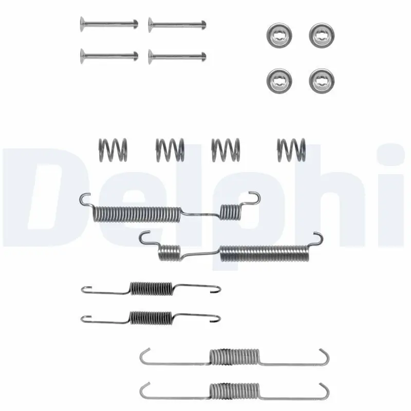 Zubehörsatz, Bremsbacken Hinterachse DELPHI LY1244