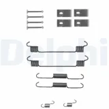 Zubehörsatz, Bremsbacken Hinterachse DELPHI LY1340