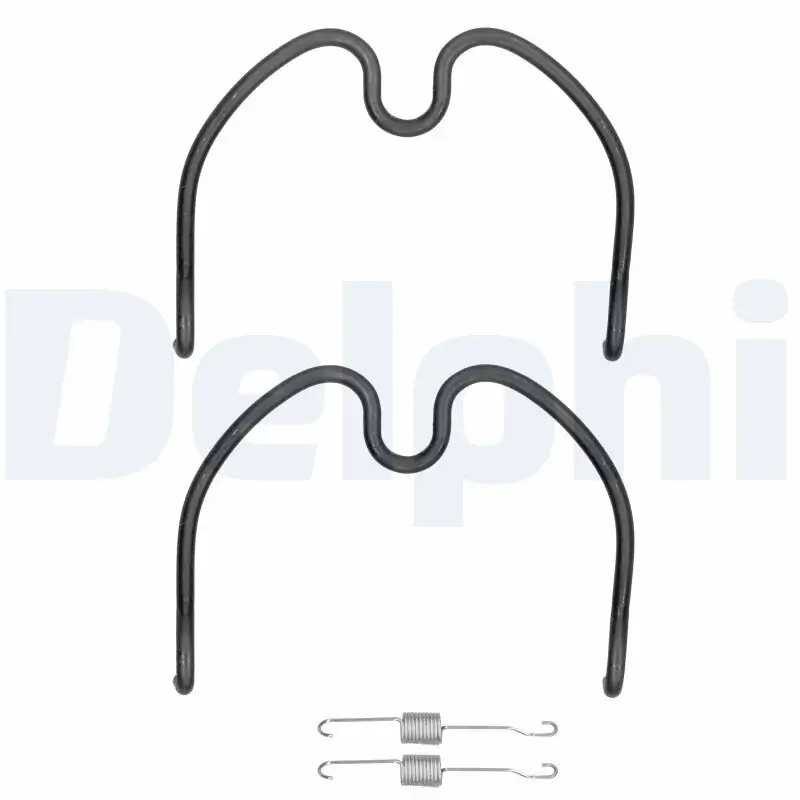 Zubehörsatz, Bremsbacken Hinterachse DELPHI LY1349