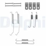 Zubehörsatz, Bremsbacken Hinterachse DELPHI LY1374