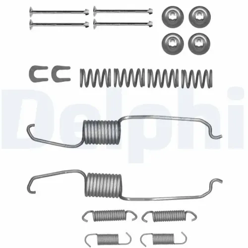 Zubehörsatz, Bremsbacken Hinterachse DELPHI LY1416 Bild Zubehörsatz, Bremsbacken Hinterachse DELPHI LY1416