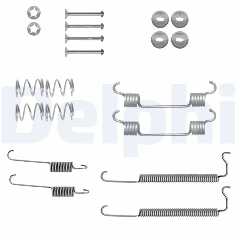 Zubehörsatz, Bremsbacken Hinterachse DELPHI LY1435