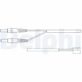 Warnkontakt, Bremsbelagverschleiß DELPHI LZ0147