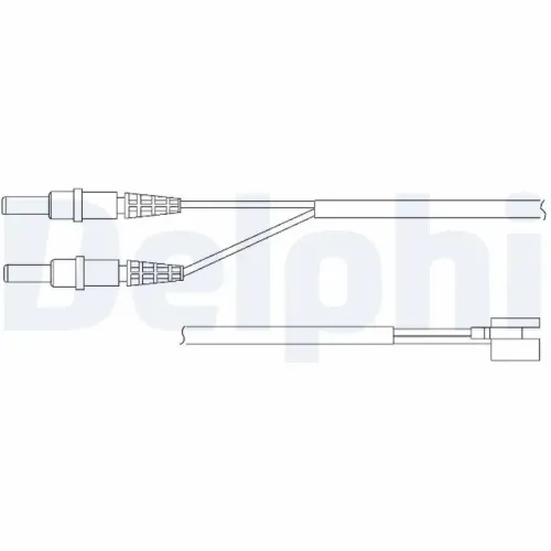 Warnkontakt, Bremsbelagverschleiß Vorderachse DELPHI LZ0147 Bild Warnkontakt, Bremsbelagverschleiß Vorderachse DELPHI LZ0147