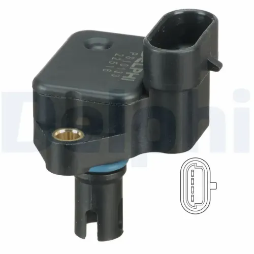 Sensor, Ladedruck DELPHI PS10133 Bild Sensor, Ladedruck DELPHI PS10133
