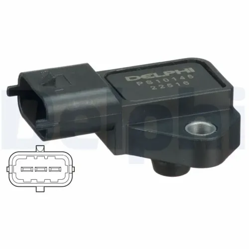 Sensor, Ladedruck DELPHI PS10145 Bild Sensor, Ladedruck DELPHI PS10145