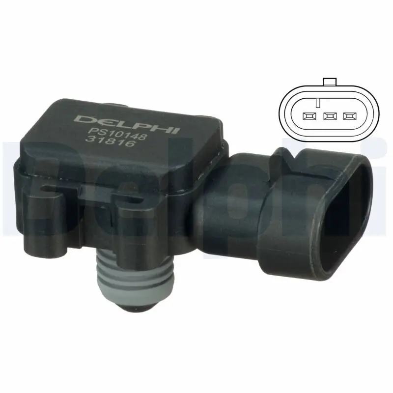 Sensor, Ladedruck DELPHI PS10148